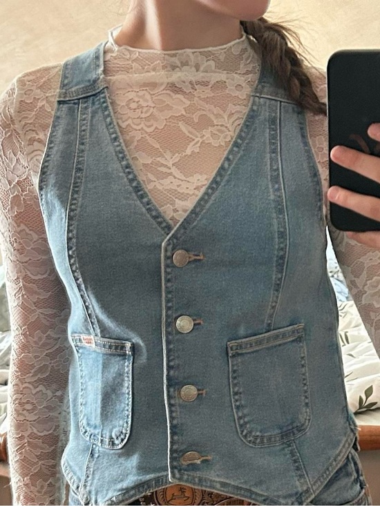 Levis Strauss Jackets & Blazers - Levi Strauss & Co. Signature Denim Vest - Light Blue